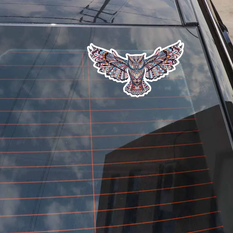 Чехол Aliauto из ПВХ с изображением совы племенных тотем водонепроницаемые