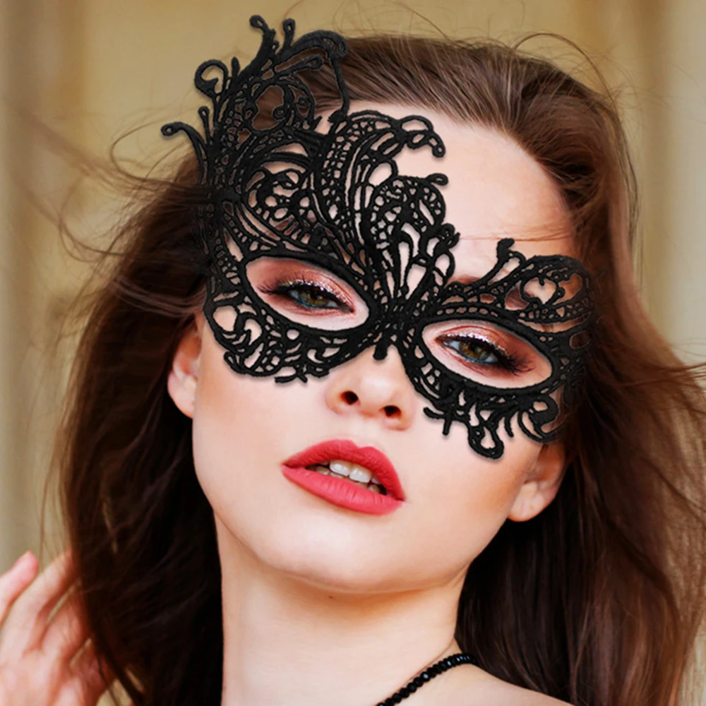 

HOT Women Lace Sexy Masks Masquerade Half Face Princess Prom Party Props Costume Halloween Christmas Mask Erotic Accessories