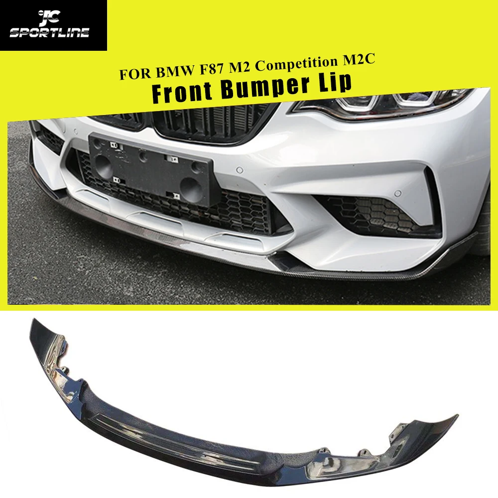 

Carbon Fiber Front Bumper Lip Spoiler Splitters For BMW F87 M2C M2 Competition 2018 - 2019 Front Bumper Lip Splitters