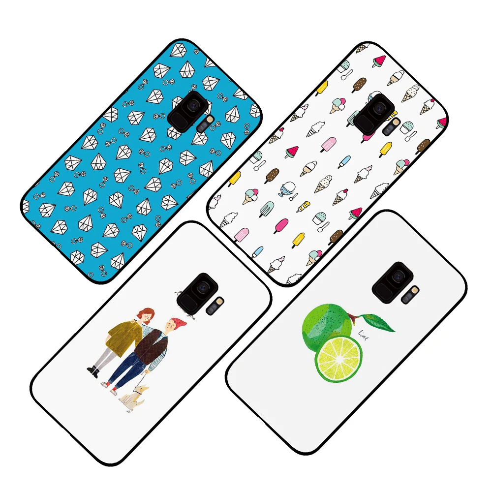 Kawaii обои для samsung Galaxy S10 S10E S8 Plus S6 S7 Edge S9 S10e Note 8 9 чехлы телефонов | Мобильные