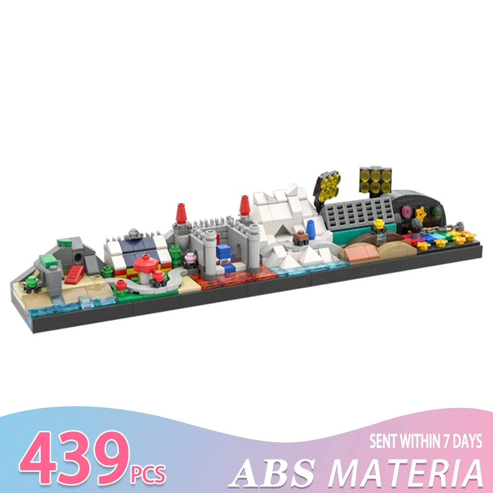 Игрушки MarioING Skyline конструктор сделай сам 439 шт. кубики MOC подарки детская