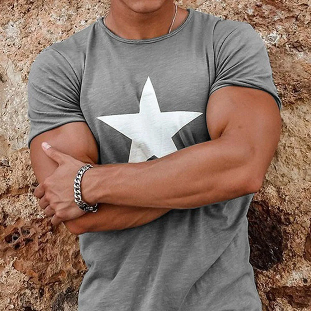 2020 футболки с принтом звезд летние унисекс круглым вырезом и коротким рукавом