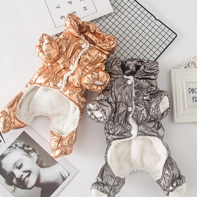 Одежда для собак зимняя одежда французского бульдога водонепроницаемая