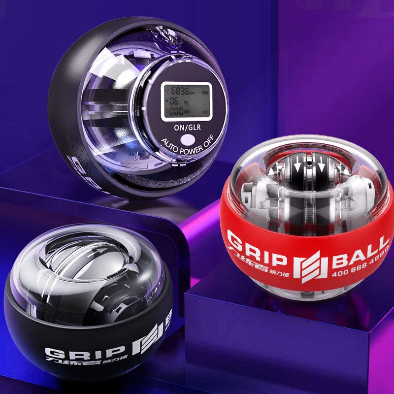 Радужный светодиодный мяч для расслабления мышц на запястье расслабляющий шар