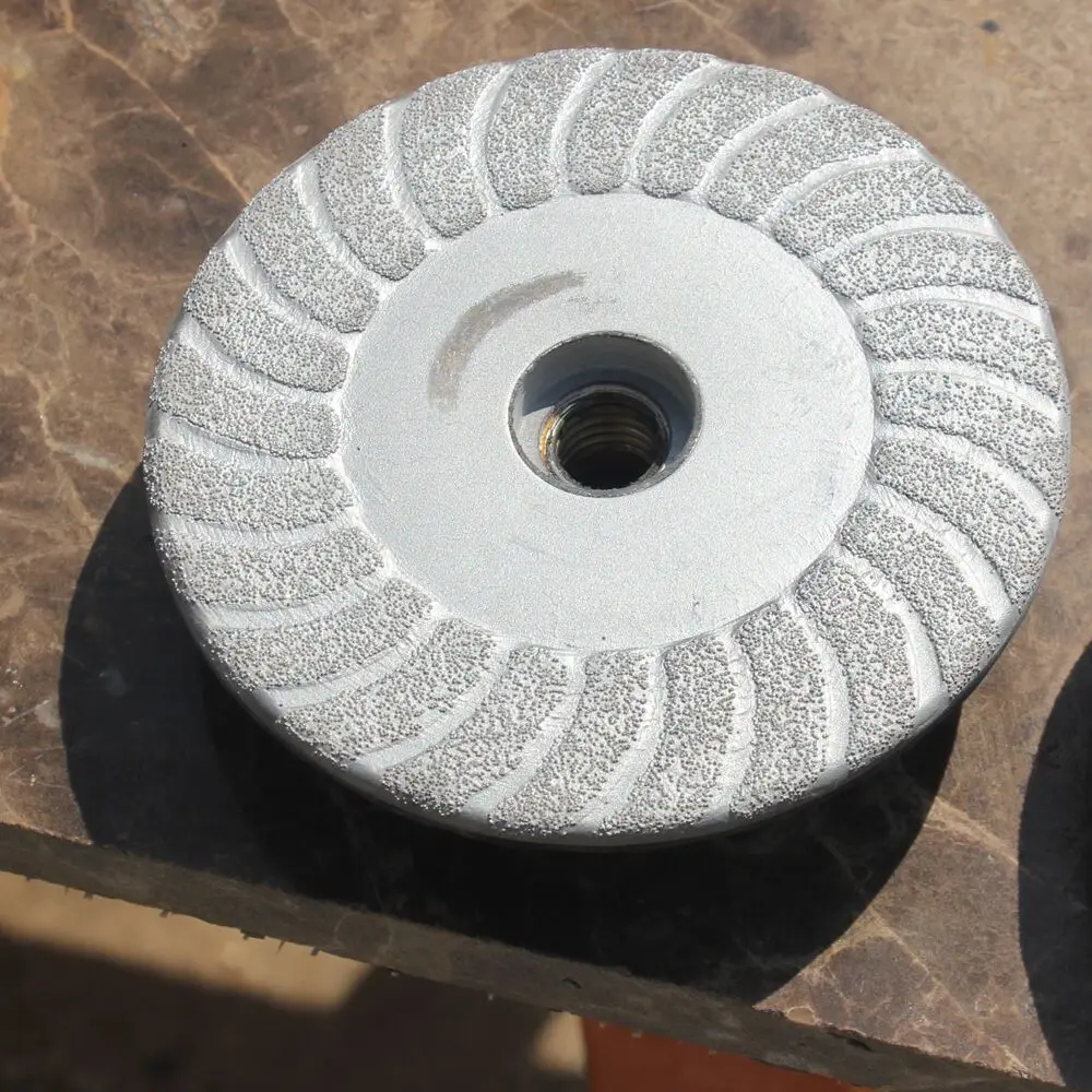 Raizi 4 дюйма вакумная Пайка для алмазного шлифования колеса с адаптером селфи-стик