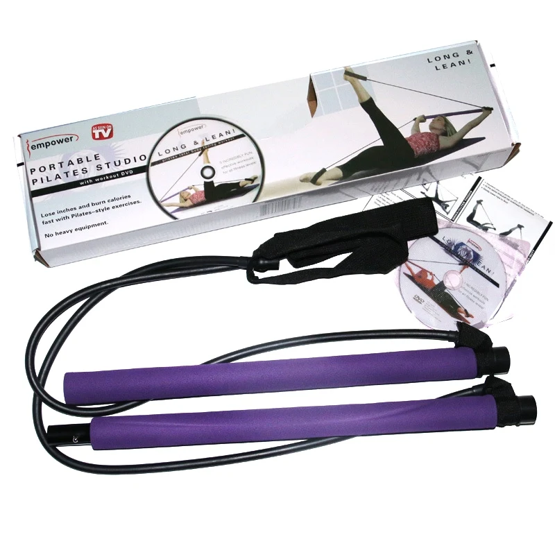 

Pilates Lightweight Resistance Band Gym Traing Portable Pilates Total Body Workout Yoga Fitness Stretch Stick