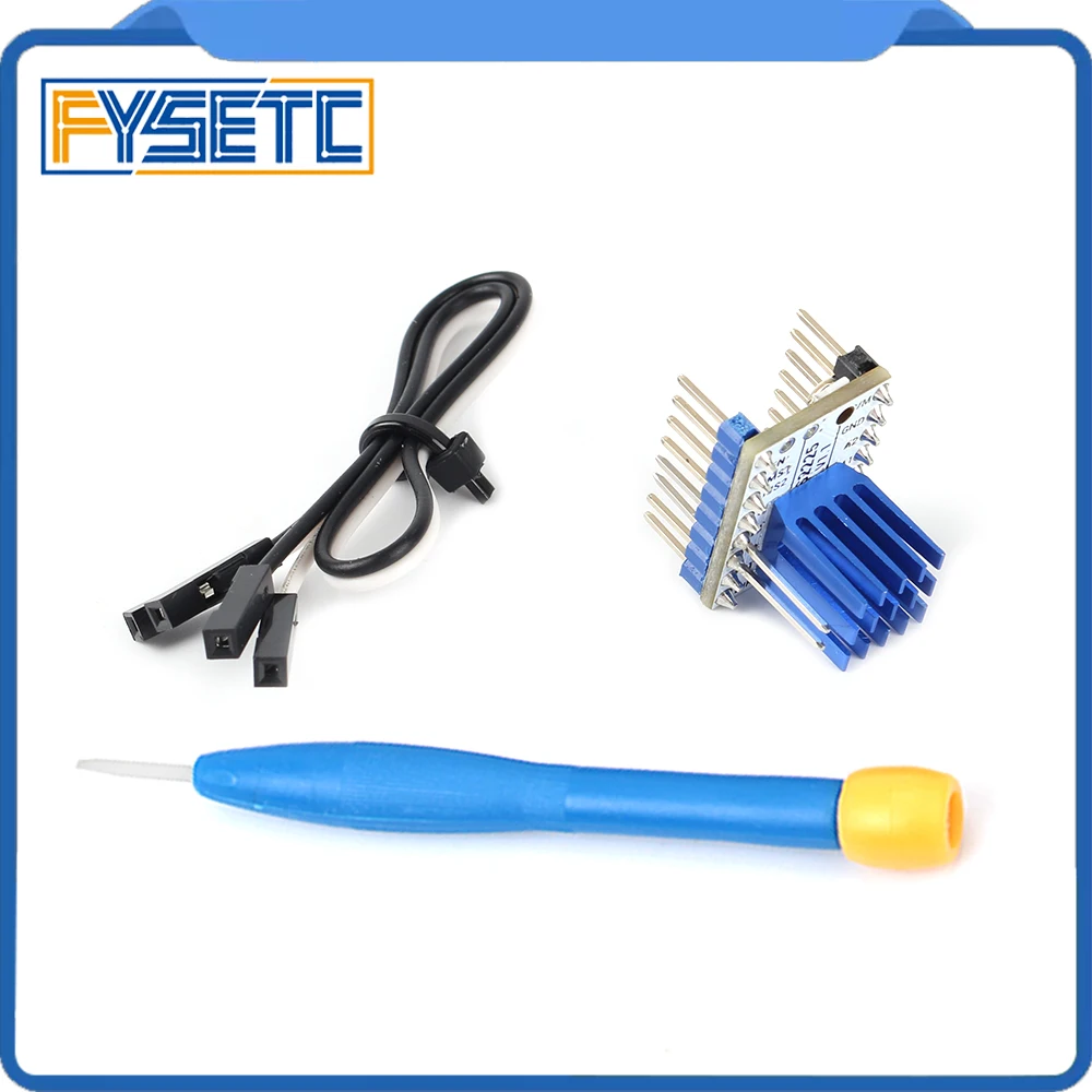 TMC S2225 V1.1 шаговый двигатель драйвер TMC2225 Stepsticks бесшумный 256 микрошаги ток 2A пик UART