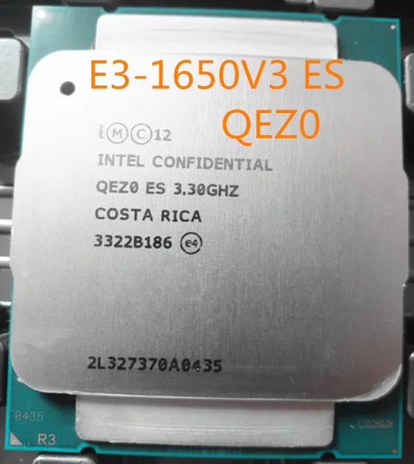 E5 1650V3 ES версия QEZ0 Стандартный ЦПУ процессор 3 30 ГГц 6 ядерный 15M