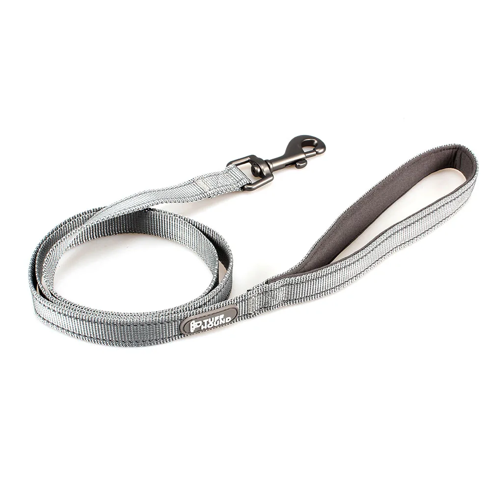 Собачий поводок нейлоновая Светоотражающая ручная защита собачья цепочка винт