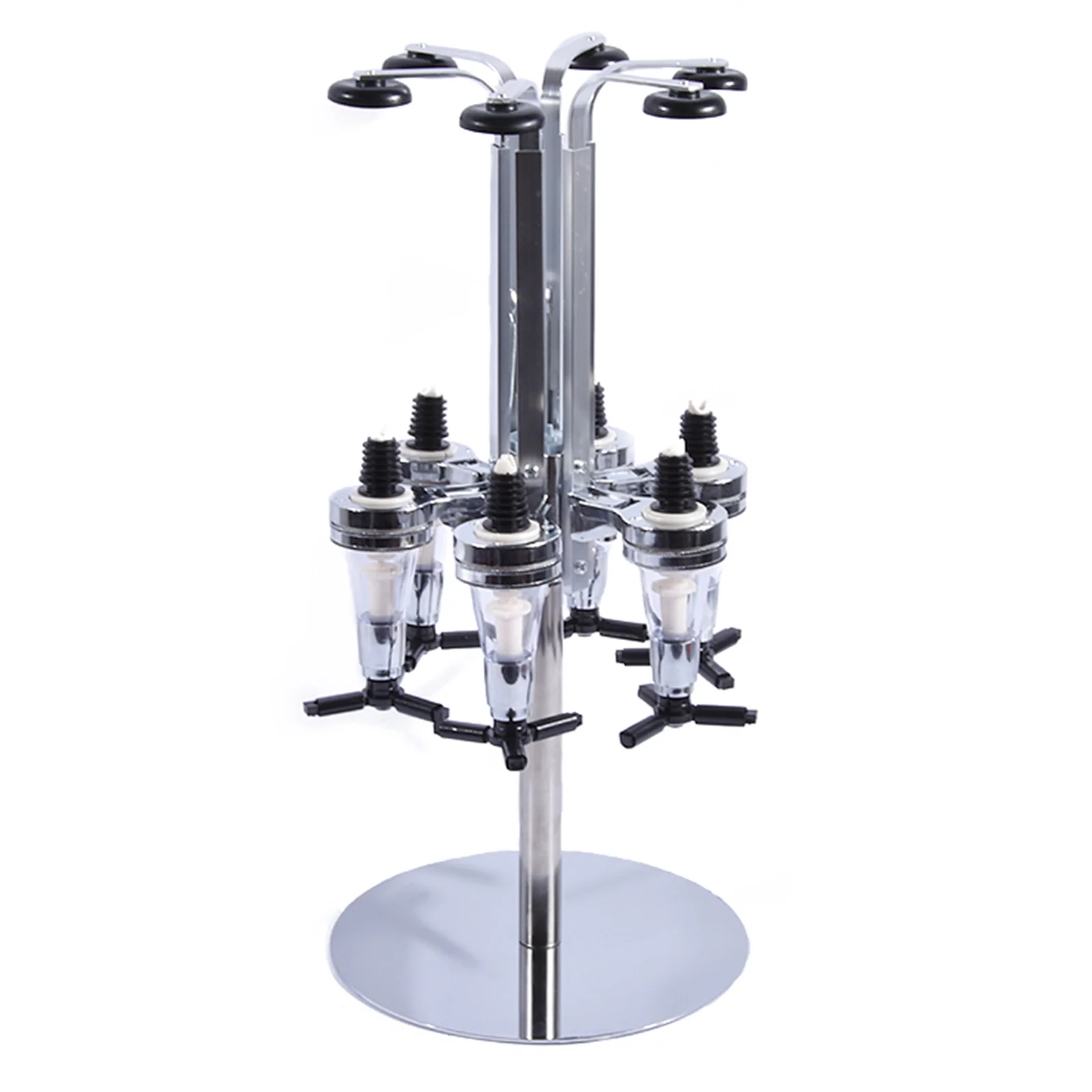 

6 выстрел Стекло Диспенсер держатель для розлива жидкостей дозаторы вина делитель барный напиток ликер алкогольный напиток диспенсер держ...