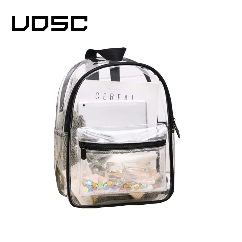 Прозрачные Разноцветные студенческие рюкзаки высококачественные Молодежные