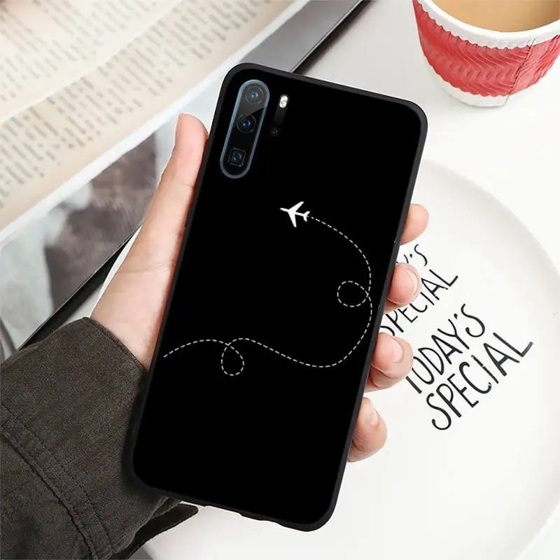 

World Map Travel Phone Case For Huawei P40 P20 P30 lite Pro P Smart 2019 Mate 40 20 10 Lite Pro Nova 5t