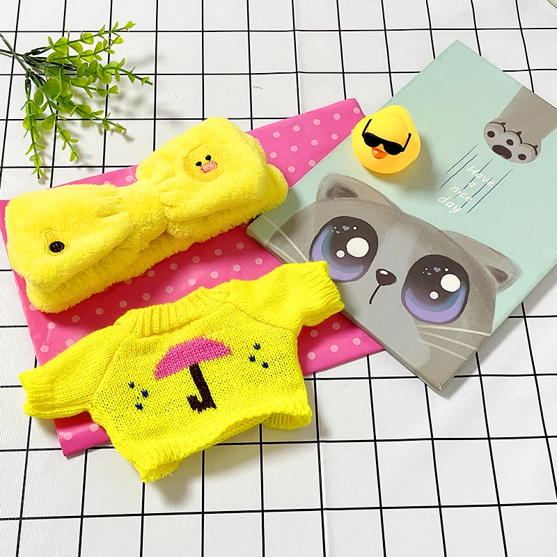 Милые аксессуары для одежды плюшевая кукла лалафанан утки одежда повязка на