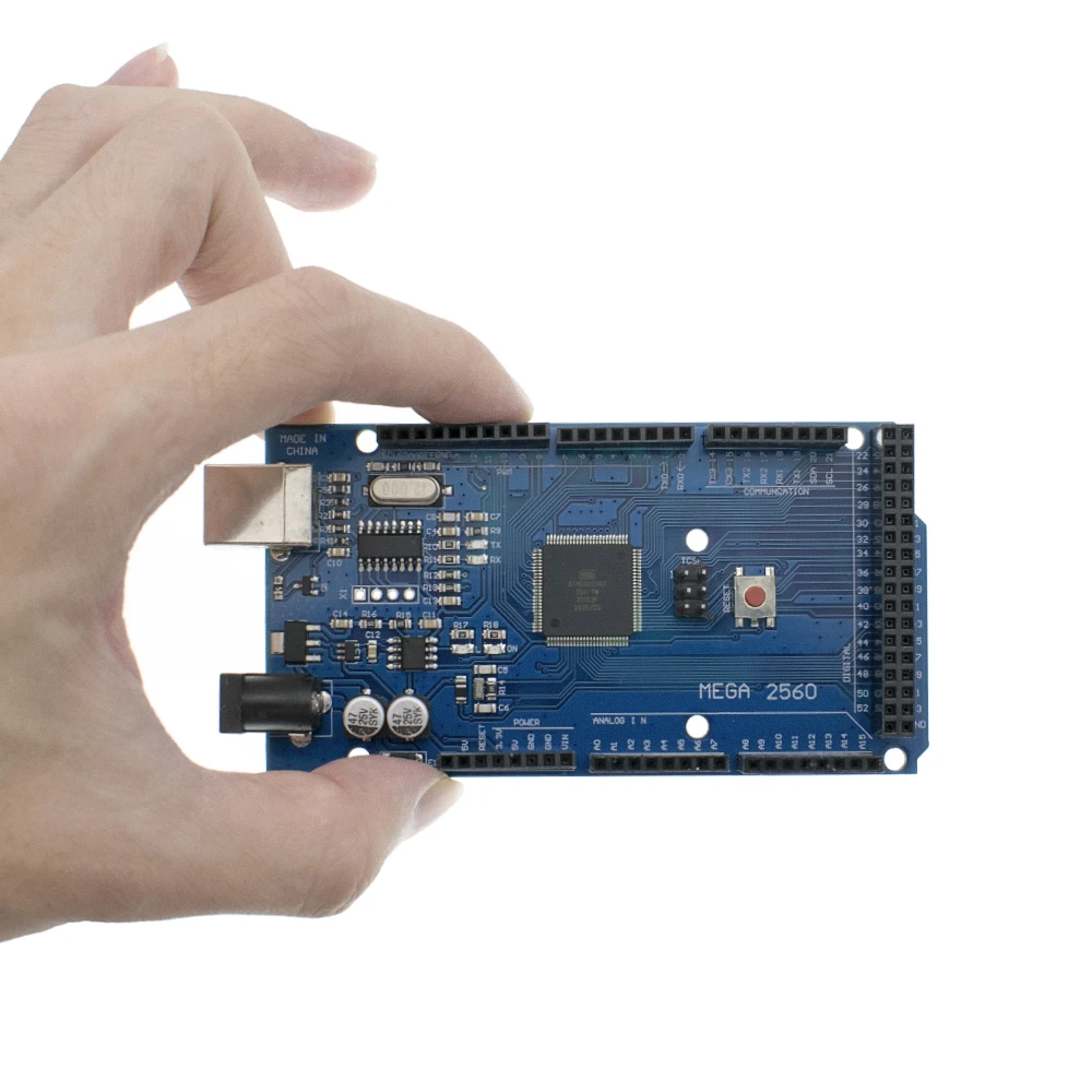 Tenstar Robot CH340G Мега 2560 R3 Mega2560 REV3 ATmega2560-16AU доска + USB кабель для arduino |