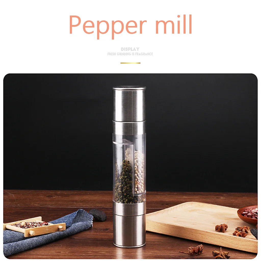 Нержавеющая сталь ручная мельница для перца пищевая ресторана дома и кухни