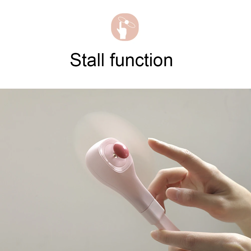 Портативный мини-вентилятор складной настольный вентилятор с вращающейся на 360 °