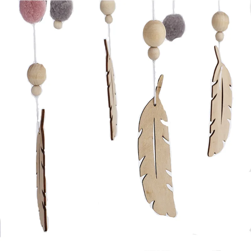 

Explosive hair ball badminton bed bell pendant decoration handmade creative home wind chime pendant
