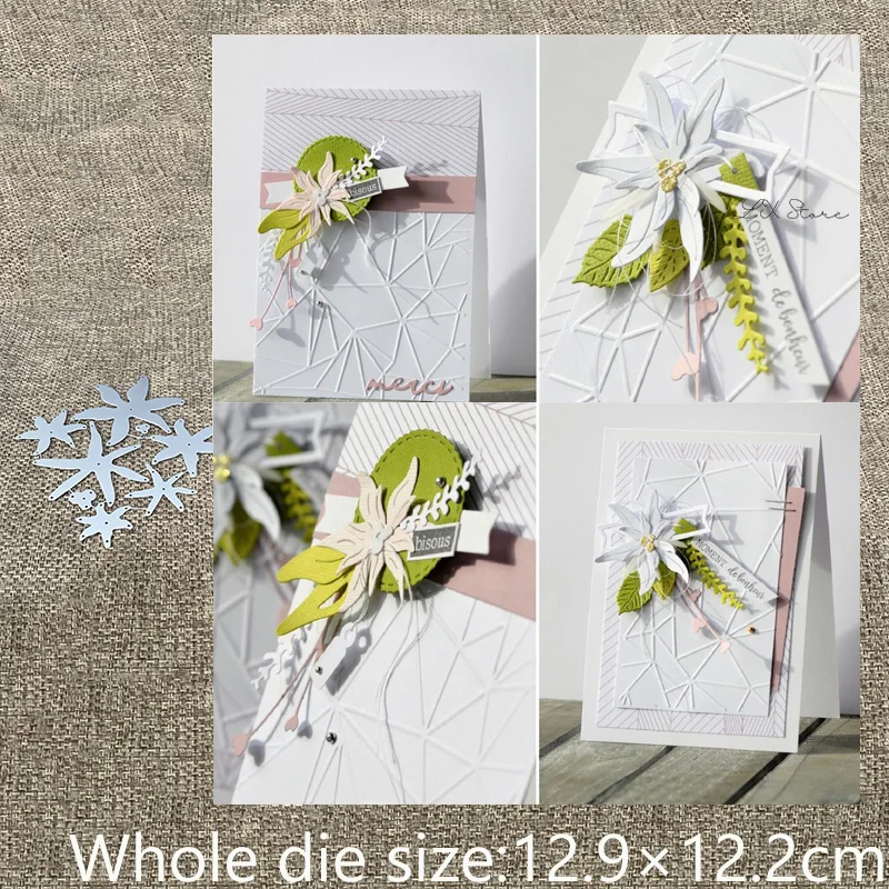 

New Design Craft Metal Cutting Dies 8pcs flower stamen decoration scrapbook die cuts Album Paper Card Craft Embossing die cuts