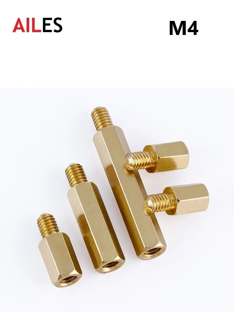 M4 Шестигранная латунная Проставка винт стойка печатная плата компьютер