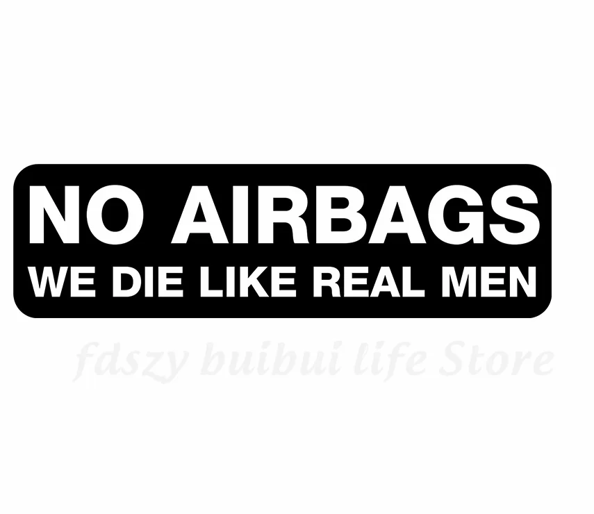 30x8 см автомобильные наклейки без подушек безопасности мы умираем как настоящие