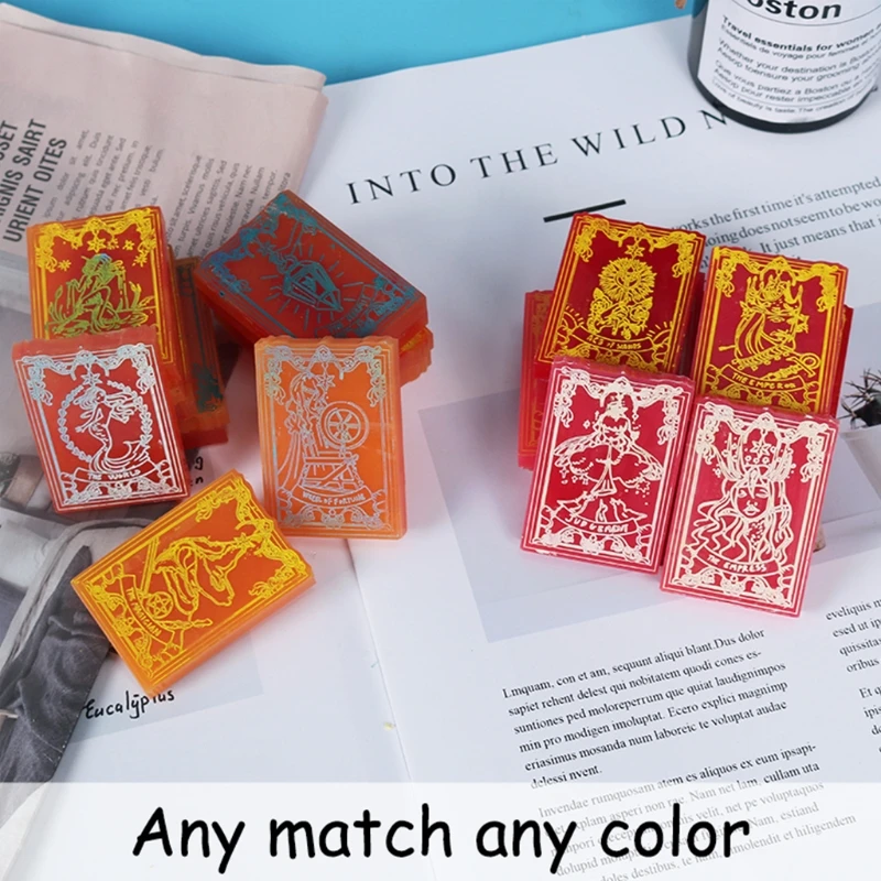 

Tarots Card Game Molds - 24 Cavities for DIY Tarots Games Resin Jewelry