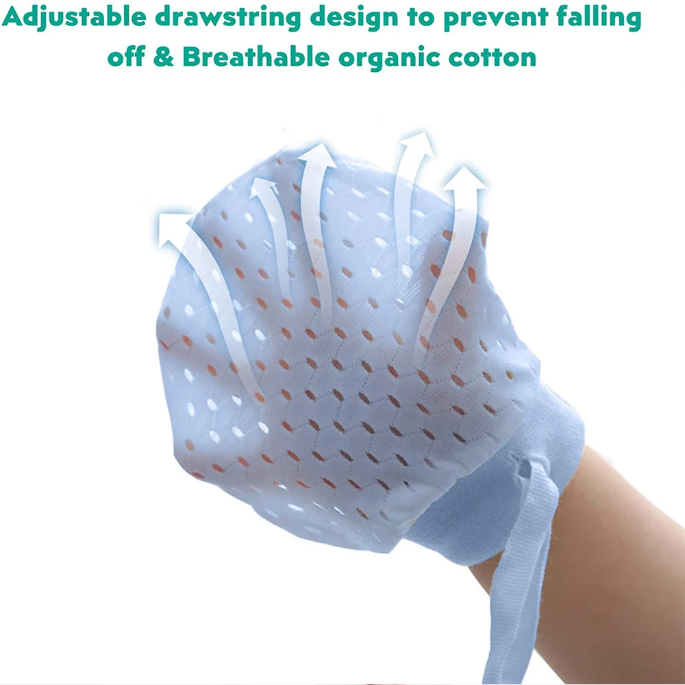 Guantes antiara&ntilde;azos para beb&eacute;s reci&eacute;n nacidos, sin ara&ntilde;azos, para ni&ntilde;os y ni&ntilde;as de 0 a 12 meses-3