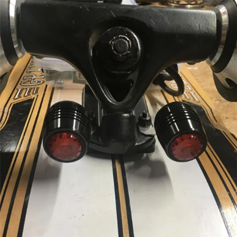 

4Pcs LED Lights Safety Lights For 4 Wheels Skateboard Longboard Scooter Accessories Skateboard Night Warning