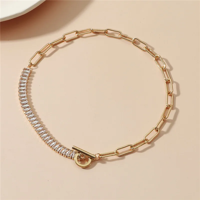 

Цепочка-чокер Женская, застежка из циркона