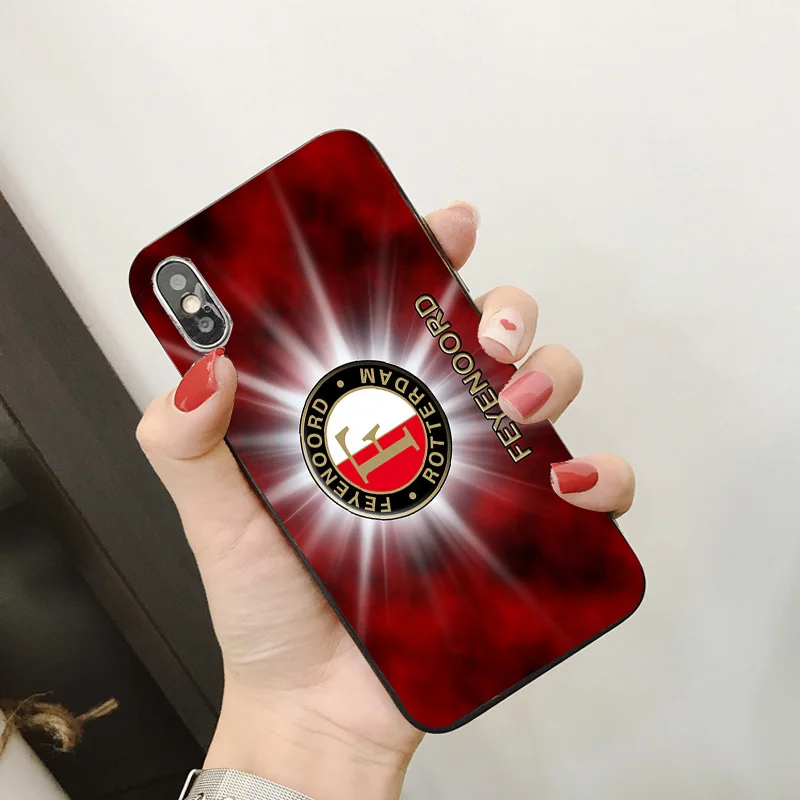 Чехол для телефона Feyenoord Роттердамский FC DIY чехол Robin Van Perisie мягкий ТПУ iPhone X XR XS MAX 7