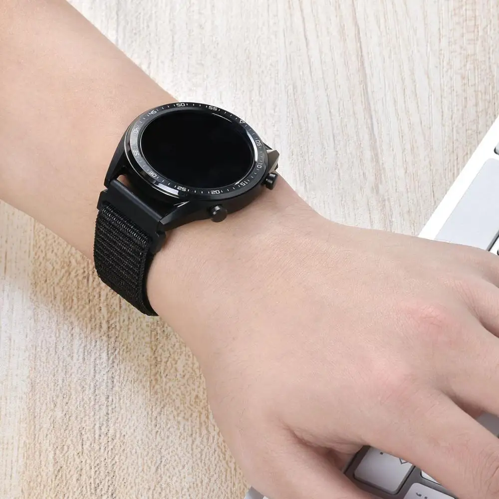 20mm/22mm Huawei watch GT-2-2e-pro Strap for Samsung Gear S3 Frontier Nylon bracelet Galaxy Watch 3 45mm/46mm/42mm/active 2 band