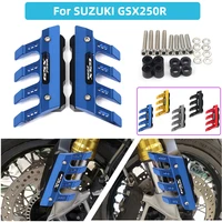 laser logo for suzuki gsx250r gsx 250r motorcycle accessories cnc aluminum front mudguard anti drop slider protector cover