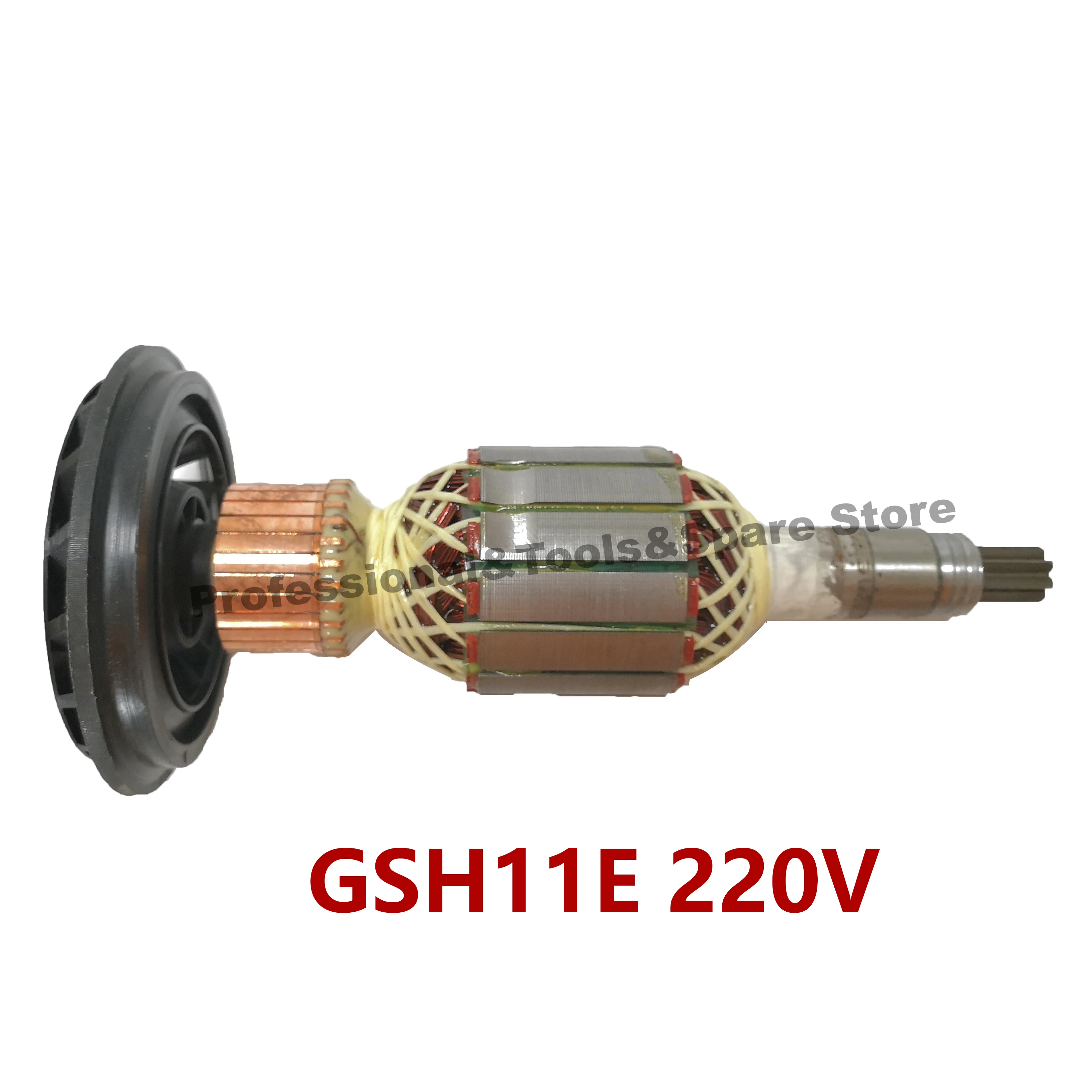 AC220V-240V высококачественный двигатель ротора арматуры для BOSCH GSH11E, GSH10C и AC110V GSH11E