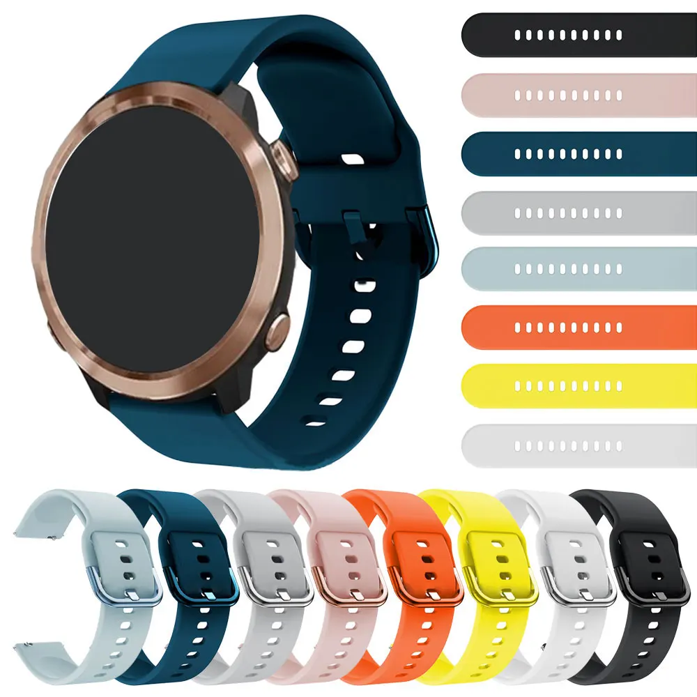 Ремешок NE силиконовый для смарт часов быстросъемный ремешок Garmin Vivoactive 3 Music HR