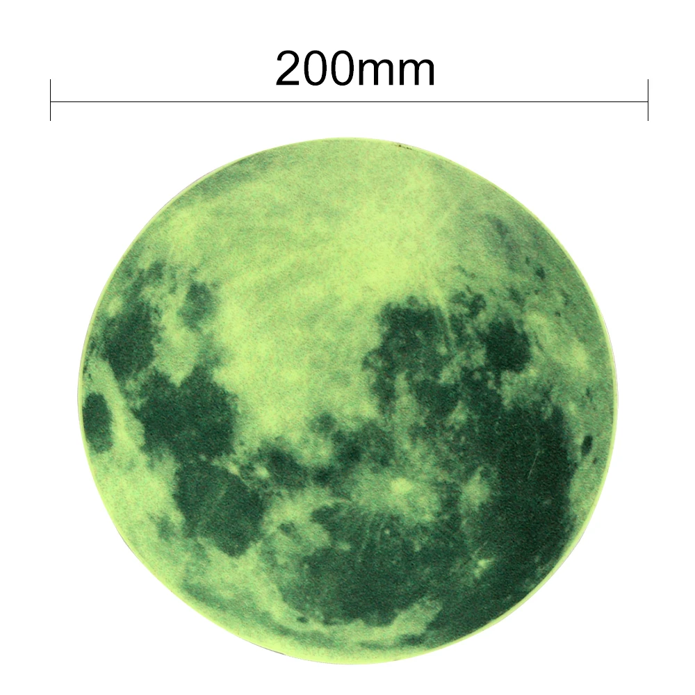 Холодильник стикеры на обои световой Луна DIY домашнего декора светится в темноте