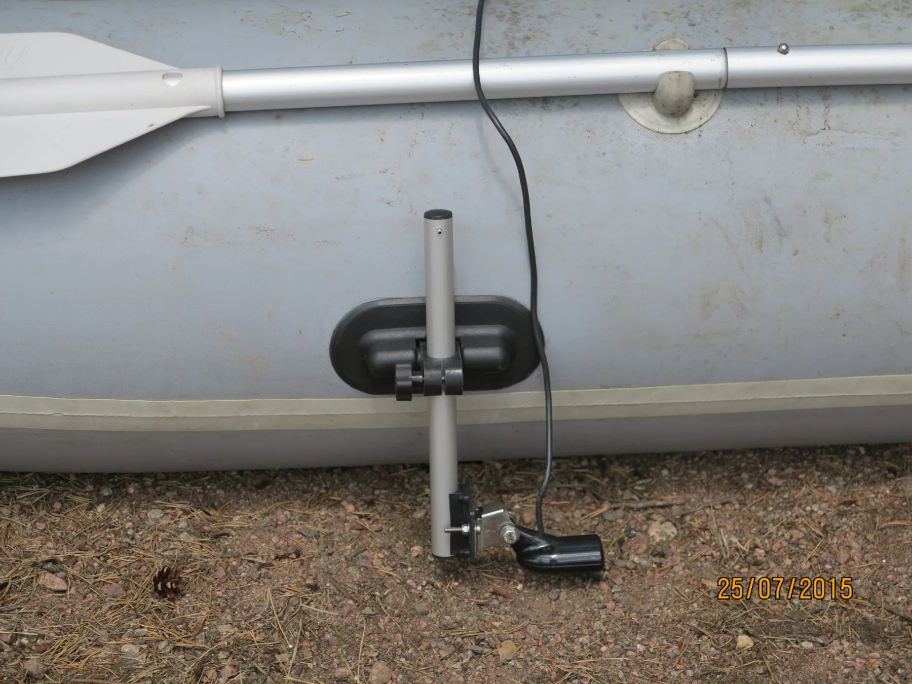 Держатель для датчика эхолота своими руками из пвх труб