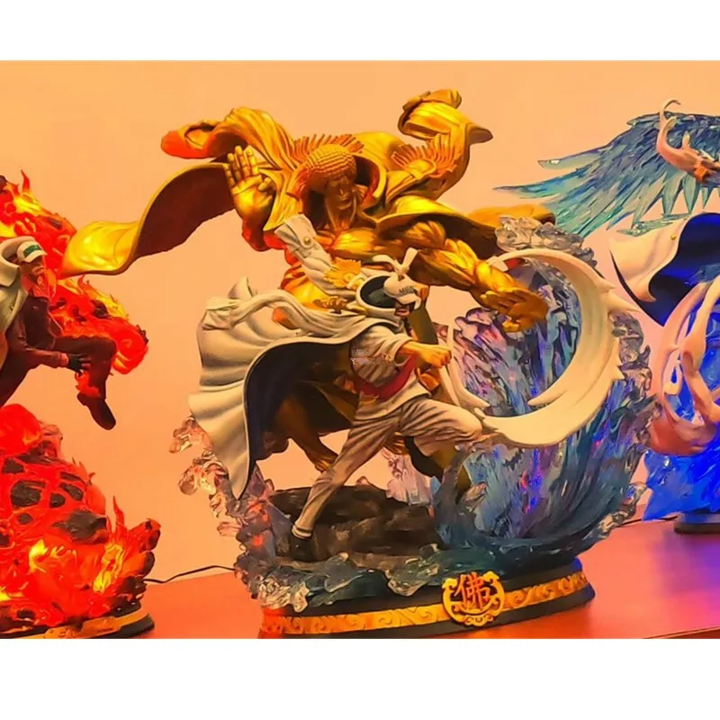 

23" One Piece Sengoku Statue Naval Headquarters Bust All the fruit type Full-Length Portrait GK Action Figure Toy BOX 58CM Q558