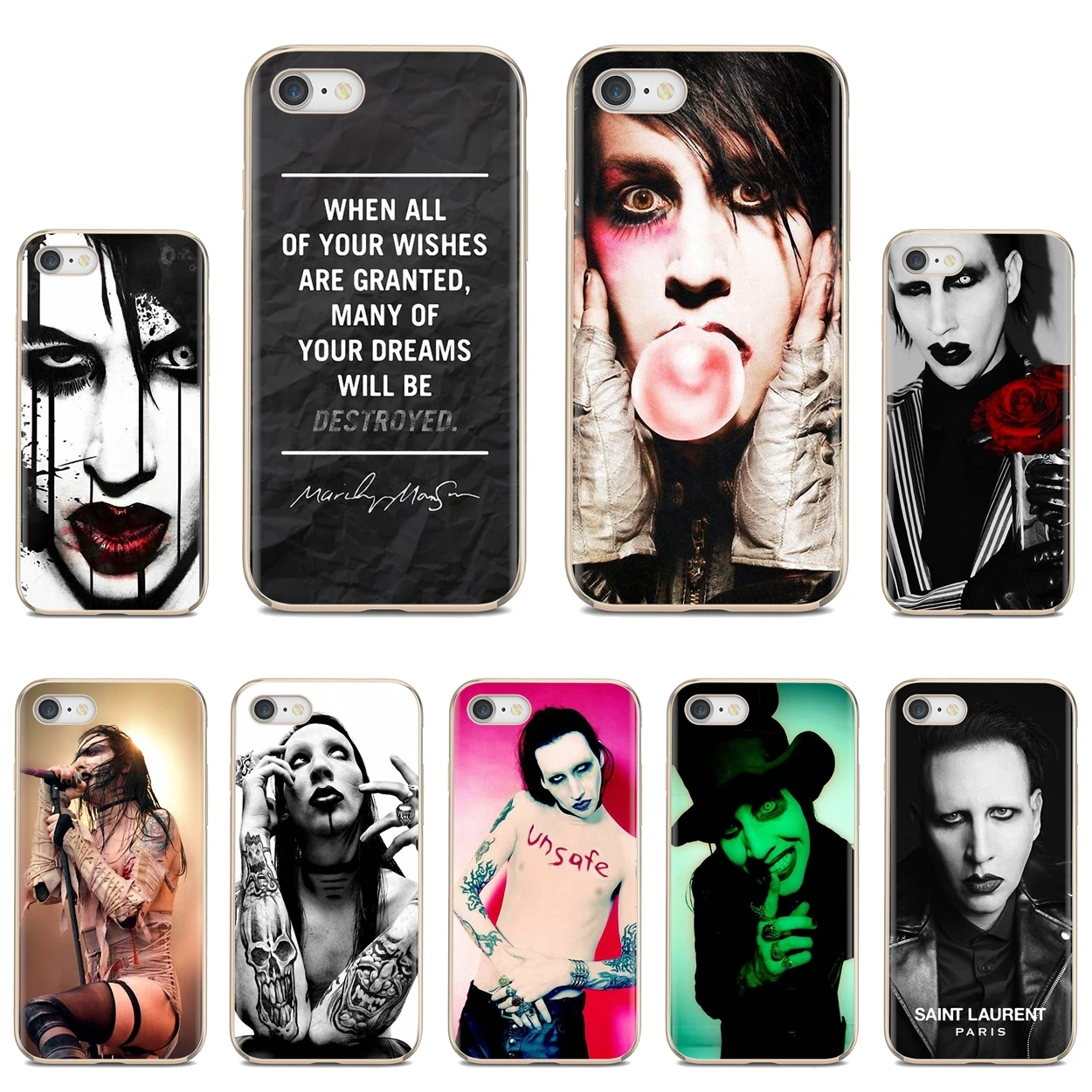 

Soft Case Cover UK Marilyn Manson Brian Warner For iPhone iPod Touch 11 12 Pro 4 4S 5 5S SE 5C 6 6S 7 8 X XR XS Plus Max 2020