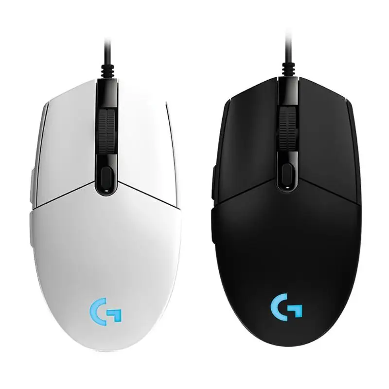 

Logitech G102 LIVGHTSYNC Wired Gaming Mouse Backlit Mechanica Side Button Glare Mouse Macro Laptop USB Home Office Logitech G102