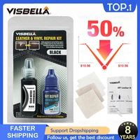 visbella black liquid leather skin refurbish repair kit holes scratch cracks restoration car seats sofa jacket purse paint care