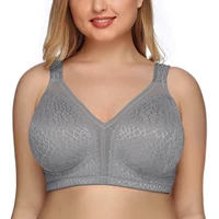 minimizer bra women wide shoulder strap brassiere plus size lingerie lace bralette seamless wireless bh large unlined underwear