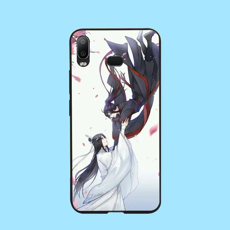 Чехол HPCHCJHM Mo Dao Zu Shi черный мягкий чехол для телефона Samsung A10 A20 A30 A40 A50 A70 A71 A51 A6 A8 2018 |