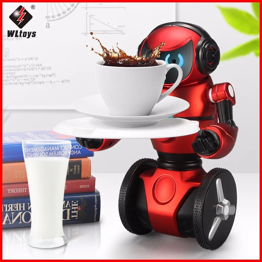 

Origial WLtoys F1 2.4G RC Robot Toys 3-Axis Gyro Intelligent Gravity sensor Balance RC Smart Robot Kids Toy