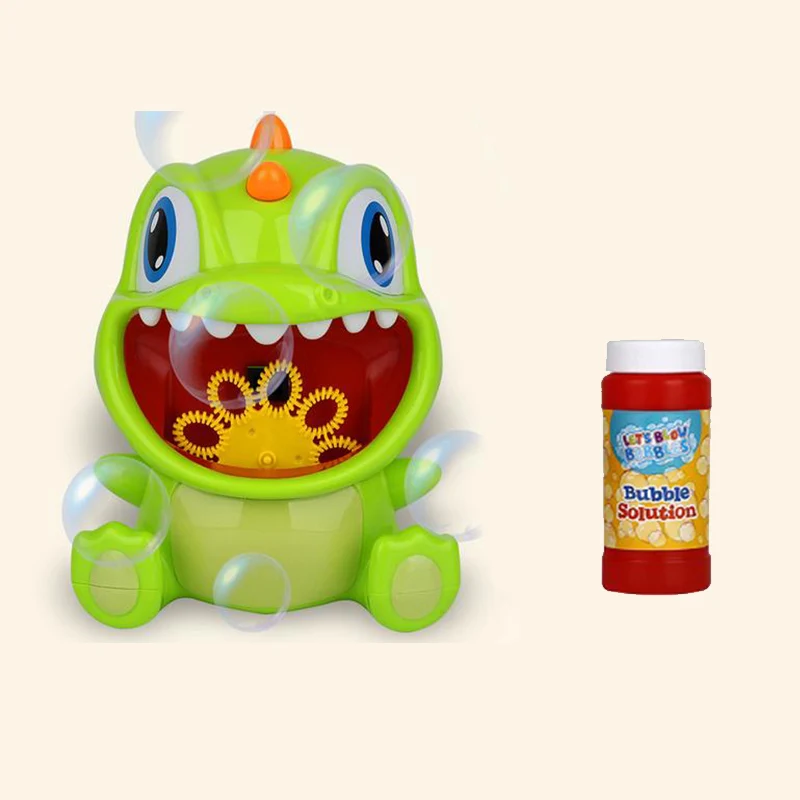 

New Cute Frog Automatic Bubble Machine Gun Soap Bubble Blower Outdoor Kids Child juguetes brinquedos Toy for Kids
