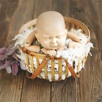 newborn photography prop photography baby props photo props baby studio woven accessori weave retro basket posing newborn shoot