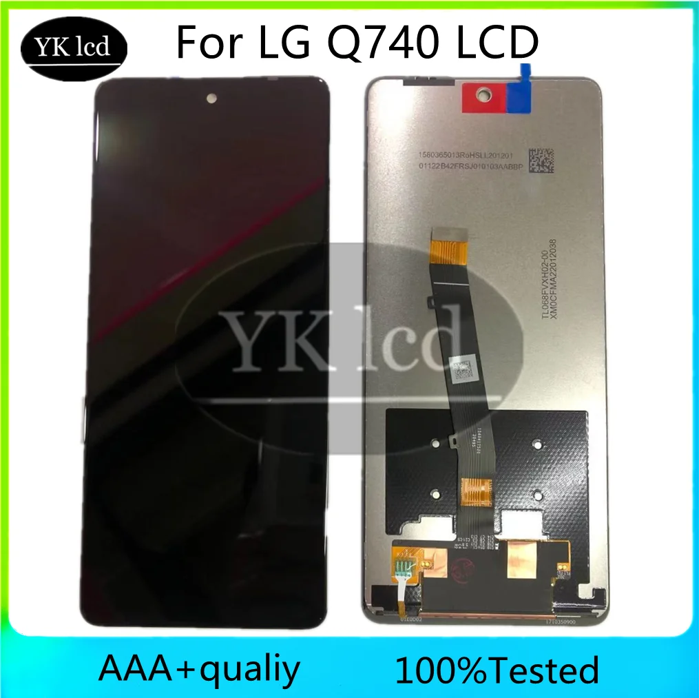 

6,8 "для LG Stylo 7 5G LCD дисплей кодирующий преобразователь сенсорного экрана в сборе сменный аксессуар для LG Q740 LCD