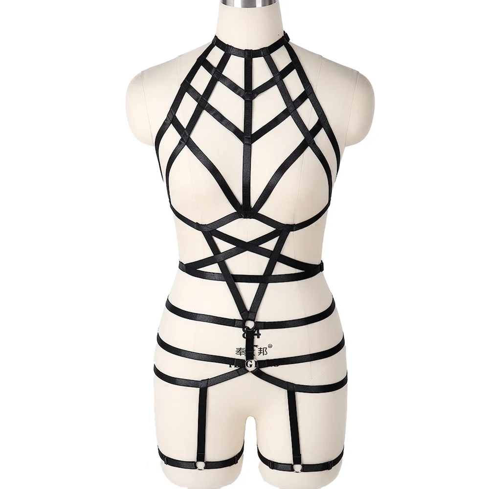 Bdsm жгуты в форме пентаграммы для женщин сексуальное нижнее белье набор бондаж на