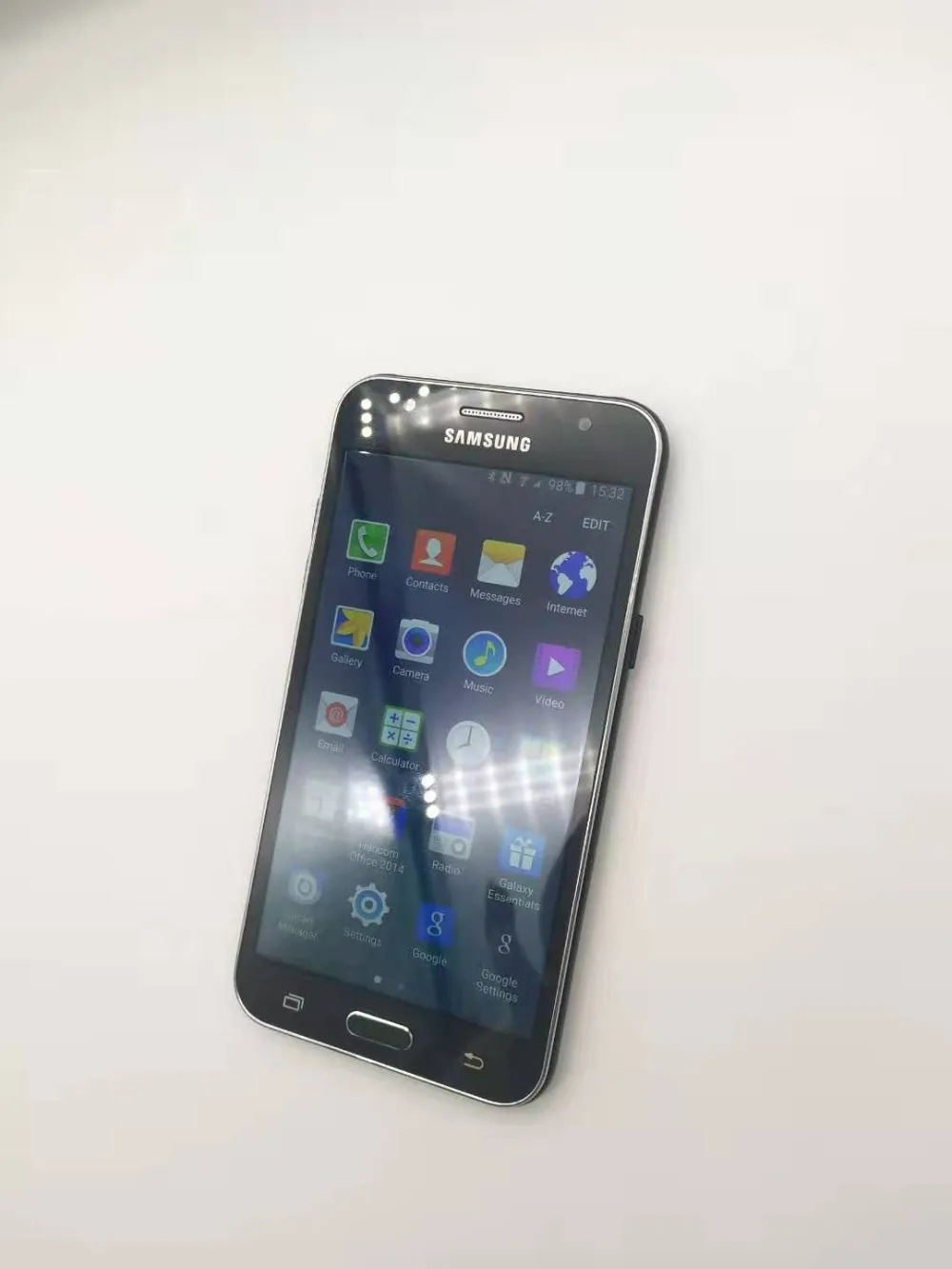 samsung Galaxy J5 J500F, две sim-карты, разблокированный мобильный телефон, 5,0 дюймов, ЖК-экран, четыре ядра, 1,5 ГБ ram, 16 ГБ rom, отремонтированный