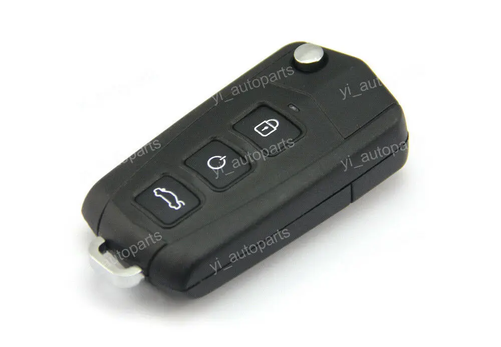 Чехол-книжка для ключа с тремя кнопками складной подходит Hyundai Sonata 06-10 2 цвета