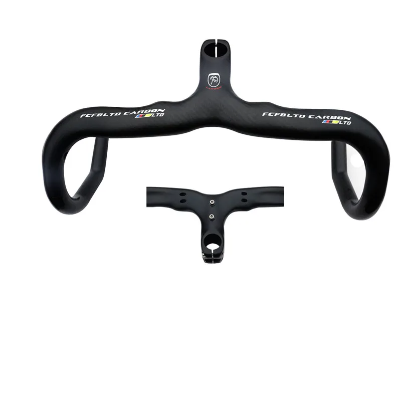 FCFB велосипедный руль из углеродного волокна интегрированный для шоссейного