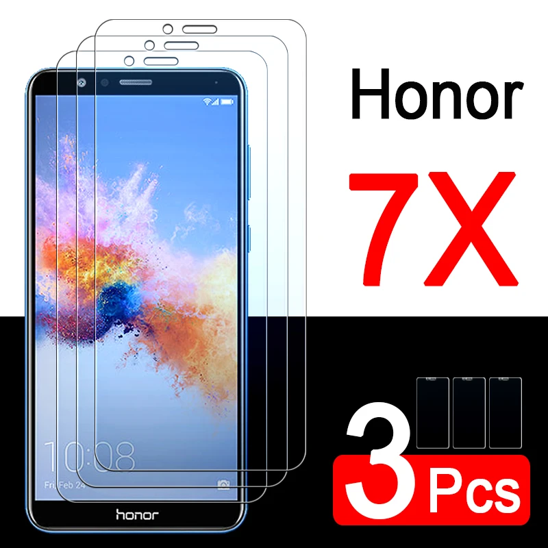 Honor 7x Защитное стекло для huawei honor 7x7 x защитная пленка из закаленного стекла x7 honer hono